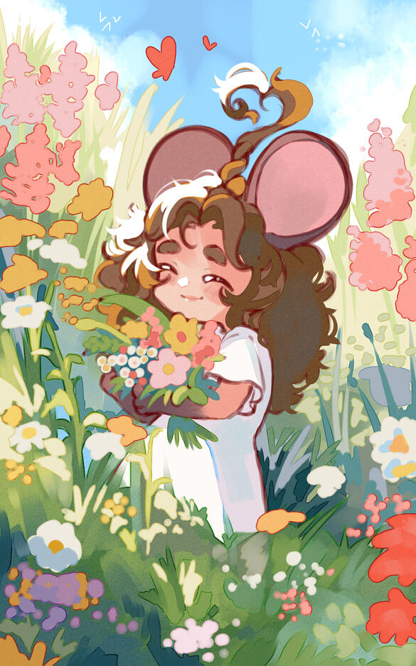 Bambarii Chibi Illustartion